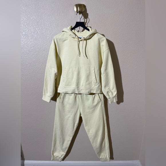 Saturdays New York City Cream Sweatpants & Hoodie Set - Picture 1 of 12